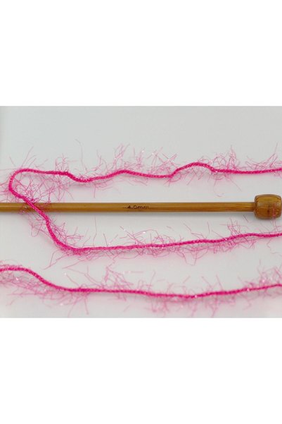 Ice yarns 8X50Gr. Sparkle Soft Metallic Glitter Fuchsia Metallic Glitter, Soft, Shaggy, Winter