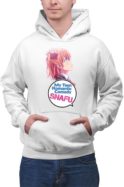 OEM Men's Hoodie OreGairu Yui Yuigahama Angel Weeb