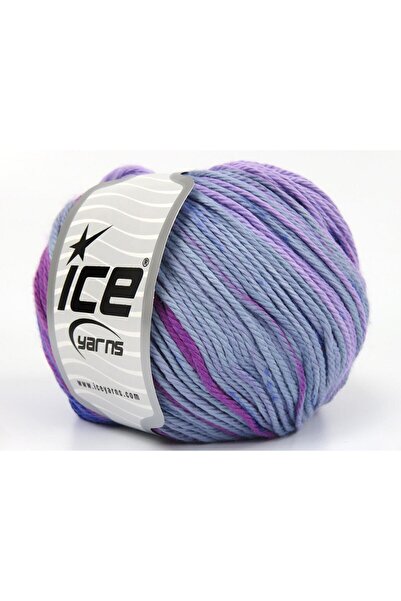 Ice yarns مجموعة من 4 خيوط من خيوط الجليد موناليزا (100% قطن) بوزن 100 جرام، ...
