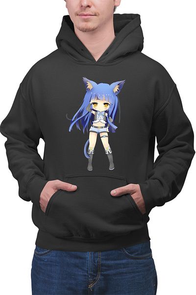 OEM Men's Hoodie Fairy Tail Juvia Lockser Anime Chibi