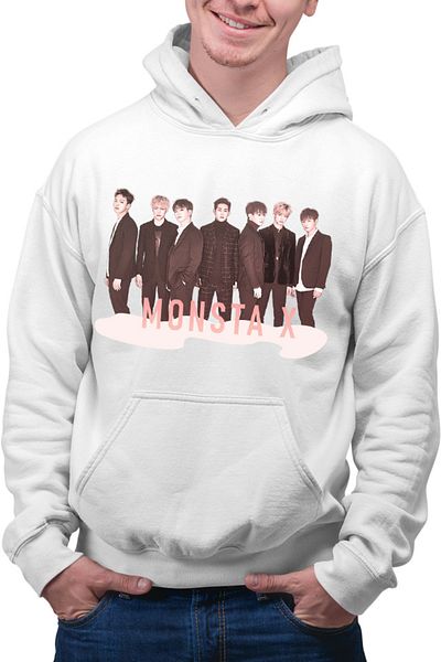 OEM Men's Hoodie Monsta X Group Korean Artist MTV Dance Performance