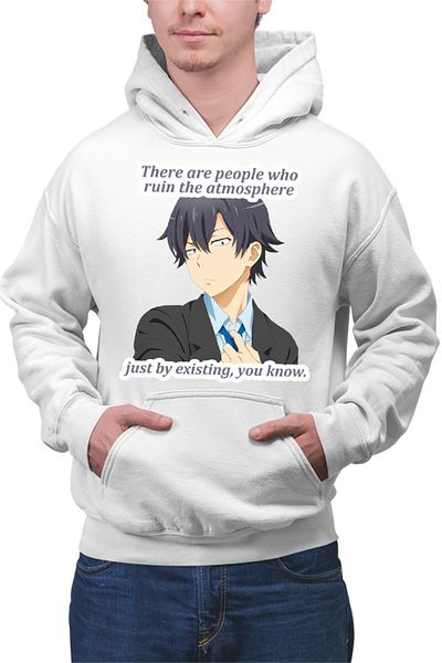 OEM Men's Hoodie OreGairu Hikigaya Cosplay Japan Trip