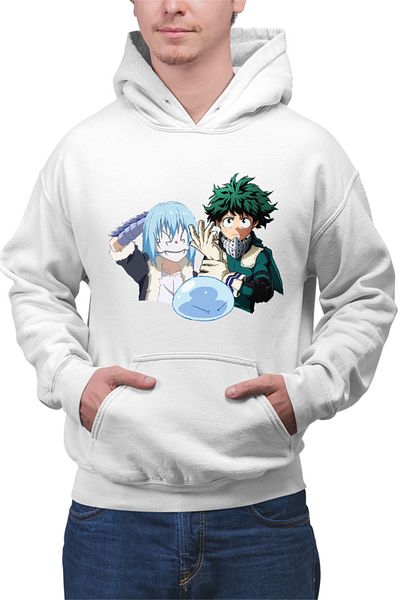 OEM Men's TenSura Hero Academia Eren Attack on Titan Rinmuru Hoodie