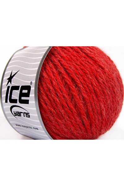 Ice yarns 3x100 جرام. صوف سوبربلكي، صوف أكريليك أحمر شتوي، صوف، سميك جدًا