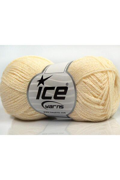 Ice yarns 8x50 جرام. قماش قطني معدني أنيق، لامع معدني، قطن كريمي لامع معدني، ...