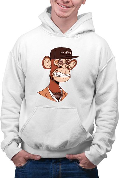 OEM Men's hoodie NFT Monkey Modern Financial Global Economy