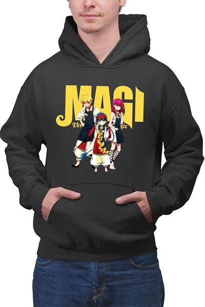 OEM Men's Hoodie Magi The Labyrinth of Magic Shinobu Ohtaka Anime
