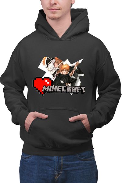 OEM Men's hoodie Bleach Ichigo Minecraft Legendary Player