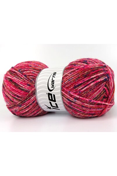 Ice yarns مجموعة من 4 × 100 جرام من خيوط الصوف المتعددة الألوان الفاتحة (25% ...