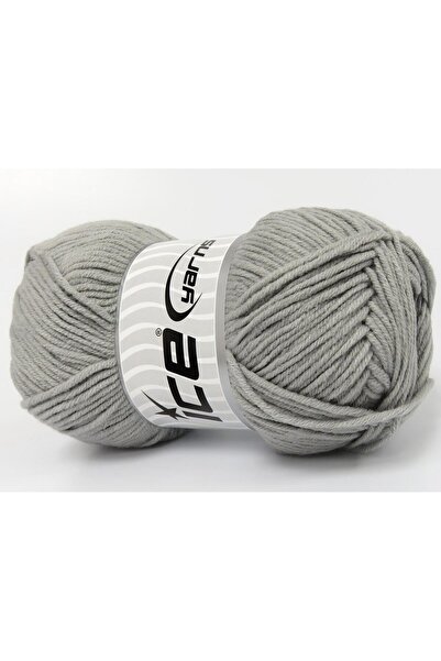 Ice yarns 4x100 جرام. خيوط جينز قطنية فاخرة من الأكريليك، خيوط صيفية رمادية م...