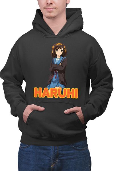 OEM Hanorac barbati Haruhi Suzumiya Nagaru Tanigawa SOS Club