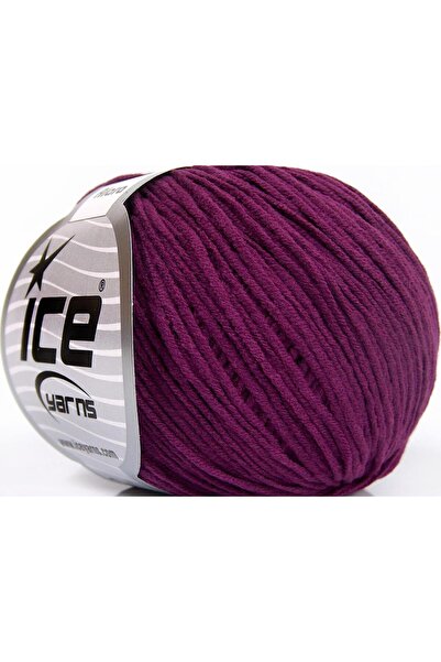 Ice yarns 8x50 جرام. خيوط صيفية من القطن والأكريليك باللون الأرجواني من ألارا...