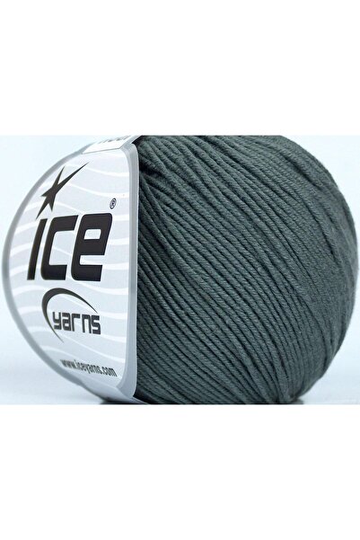 Ice yarns 8x50 جرام. قماش أديل قطني، أكريليك رمادي للأطفال، خيوط صيفية، قطن