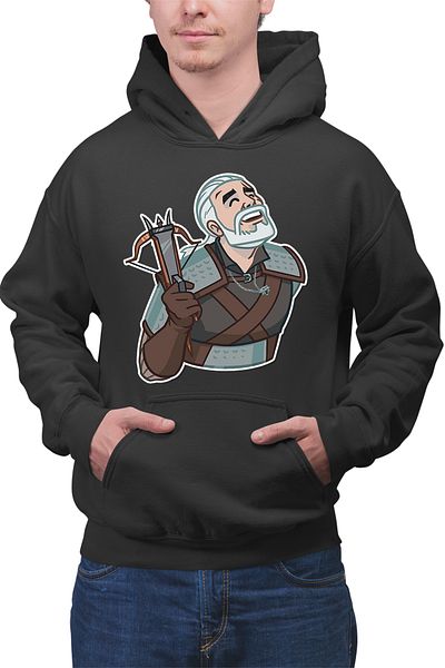 OEM Hanorac barbati The Witcher Geralt Demon Slayer Cartoon Play