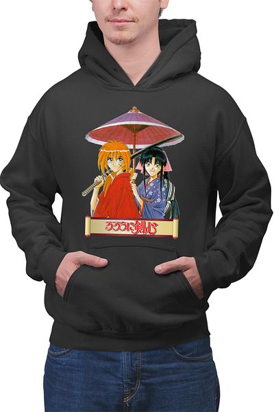 OEM Hanorac barbati Rurouni Kenshin Couple Umbrella Killakill
