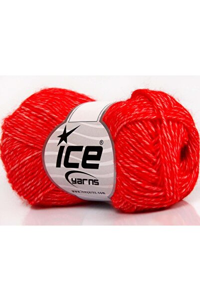 Ice yarns 8x50 جرام. خيوط الدنيم الأكريليك، خيوط الصيف الحمراء القطنية، القطن
