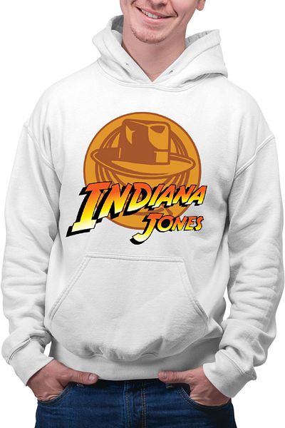 OEM Men's Hoodie Indiana Jones Logo TV Series Cool Savana Texas US