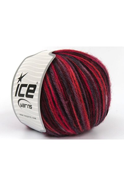 Ice yarns مجموعة من 4 بكرات من خيوط الصوف المتعددة الألوان (25% صوف) بوزن 100...