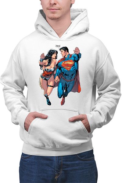 OEM Hanorac barbati Wonder Woman Superman Lovers Superpowers American Heroes