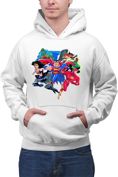 OEM Men's hoodie The Flash Batman Justice League Superhero
