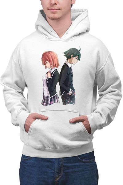 OEM Hanorac barbati OreGairu Hikigaya Yuigahama Yui Schoolmates Friends