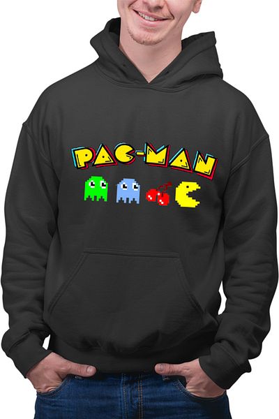 OEM Men's sweatshirt Pac Man Arena Game Pixels Vintage