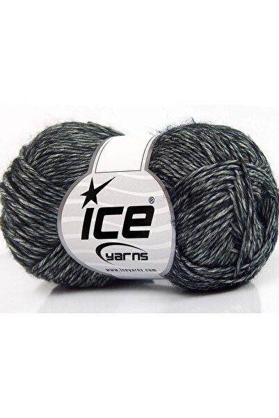 Ice yarns 8x50 جرام. خيوط الدنيم الأكريليكية، خيوط الصيف السوداء القطنية، القطن