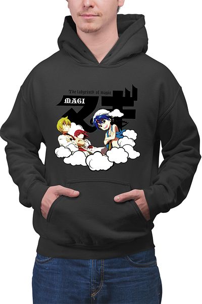 OEM Hanorac barbati Magi The Labyrinth of Magic Protagonists Group Clouds