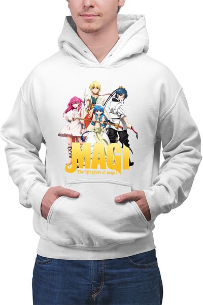 OEM Hanorac barbati Magi The Labyrinth of Magic Protagonists Group Poster Pose