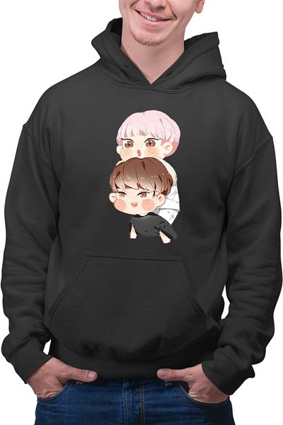 OEM Men's hoodie Seventeen K-pop Chibi Army The8 DK Kim Mingyu