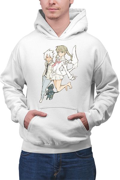 OEM Men's Hoodie Soul Eater Black Star Maka Angel Version Manga