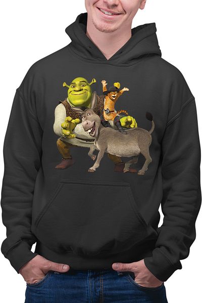 OEM Hanorac barbati Shrek Donkey Puss In The Boots Story