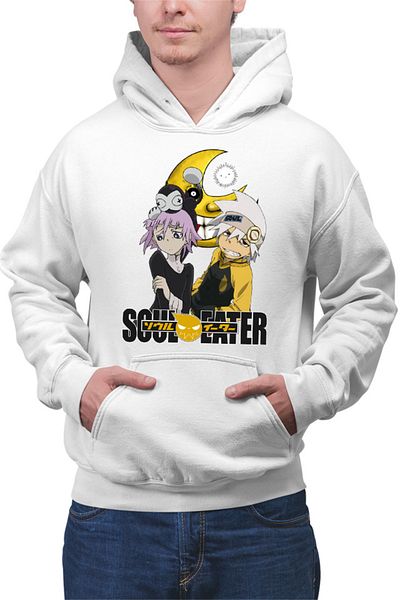 OEM Men's Hoodie Soul Eater Soul Half Moon Anime Kage Trap