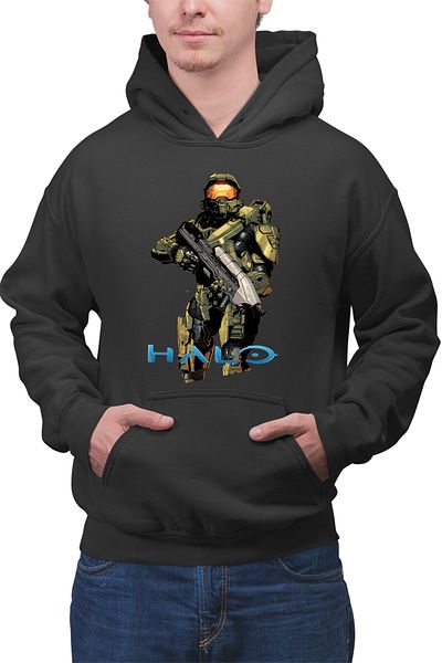 OEM Men's hoodie Halo Spartan Soldier Army Hero Master