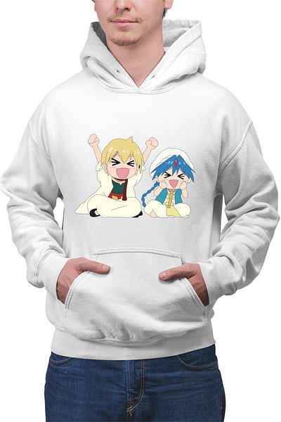 OEM Men's hoodie Magi The Labyrinth of Magic Alibaba Alladin Cute Faces