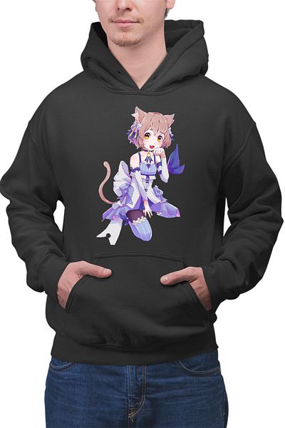 OEM Men's Hoodie Re Zero Felix Supportive Sleepy Otaku Cosplay Nya
