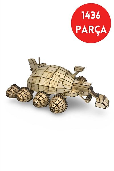 ALGWOOD Dune Spice Harvester Wooden Model – 1436 Pieces Giant 3D Puzzle Model - Collectible and Decorative