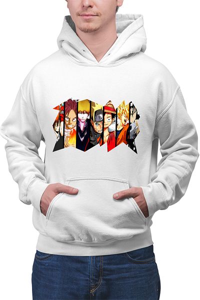 OEM Hanorac barbati Fairy Tail Naruto Bleach One Piece