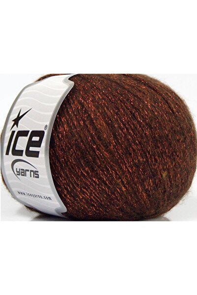 Ice yarns 8x50 جرام. نسيج نايت ستار: فيسكوز، صوف، أكريليك، لمعان معدني نحاسي،...