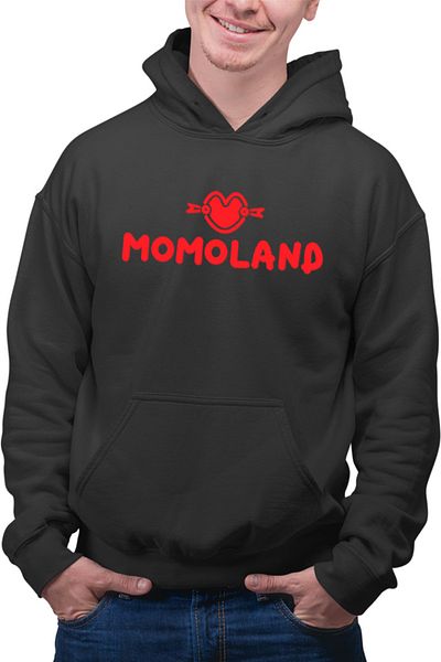 OEM Men's Hoodie Momoland Logo K-Pop Popular Idols Beautiful Korea