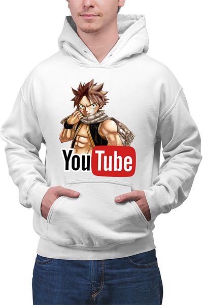OEM Men's Hoodie Fairy Tail Youtube Creator Duplo Natsu