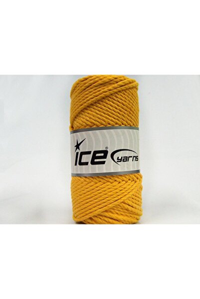 Ice yarns خيط قطن 250 جرام من نوع ICE YARNS (100% قطن) لحياكة اليد، لون أصفر ...