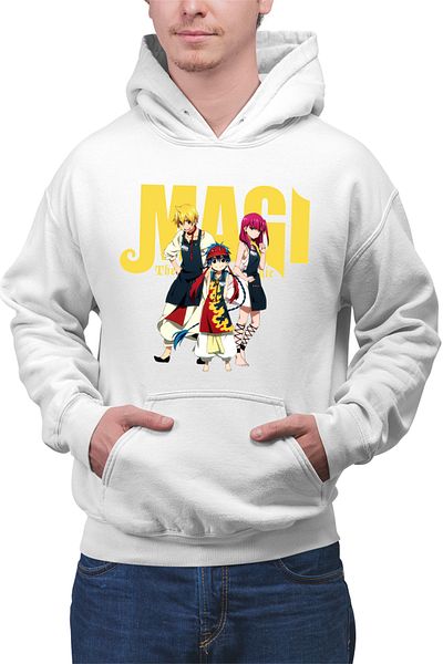 OEM Men's Hoodie Magi The Labyrinth of Magic Shinobu Ohtaka Anime