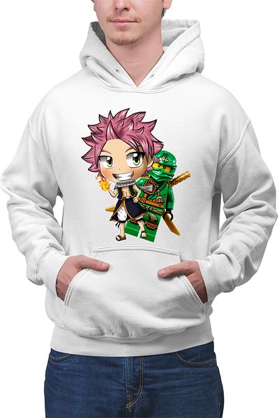 OEM Men's Hoodie Fairy Tail Ninjago Manga Cartoon