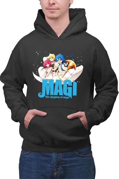 OEM Hanorac barbati Magi The Labyrinth of Magic Protagonists Group Flying Carpet