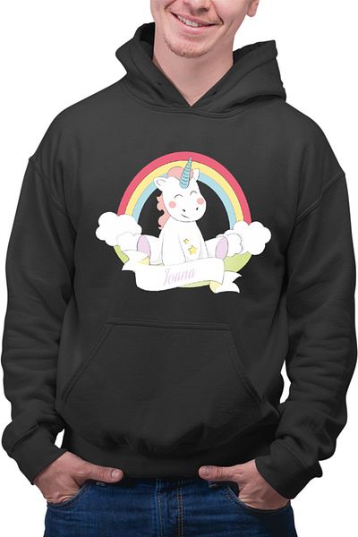 OEM Men's Hoodie Unicorn Squad Ioana Clouds Fluffy
