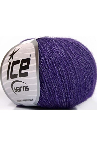 Ice yarns 6×25 جرام. حرير ميرينو، صوف ميرينو فاخر باللون الأرجواني، ميرينو، ح...