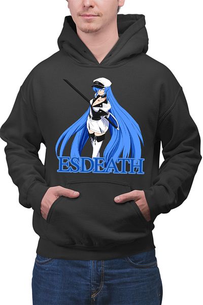 OEM Hanorac Barbati Akame Ga Kill Esdeath Spadasin Otaku Bishoujo Gore