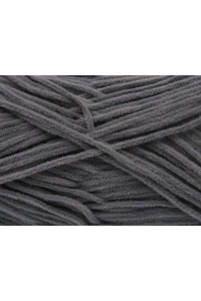 Ice yarns 6×50 جرام. نوبوك شينيل ميكرو فايبر رمادي شتوي، شينيل