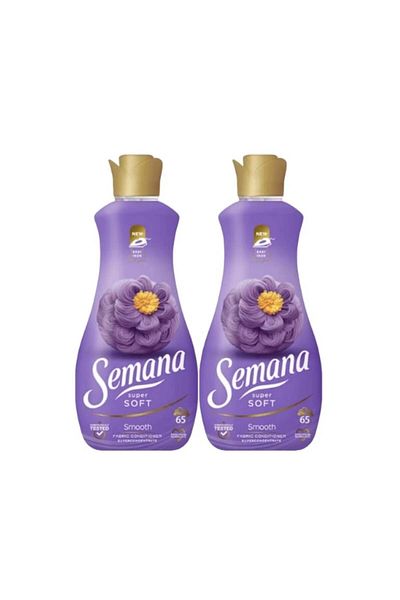 Semana Set 2 x Super Soft Fabric Conditioner 1.3L Smooth 65 Washes